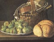 Melendez, Luis Eugenio Still Life with Figs (mk05) oil on canvas